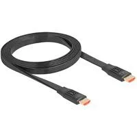 High Speed HDMI-Flachbandkabel 48 Gps 8K 60Hz schwarz, 2 Meter