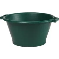 ONDIS24 Allzweckkorb Garteneimer Kanada Eimer, Gartenkübel grün & rund, Flexibler Gartenkorb für Transport, Gartentonne mit Griffen