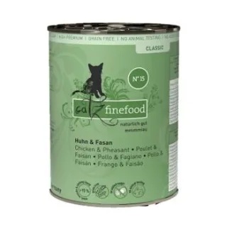 Catz finefood Nassfutter Katze Classic Adult No. 15 Huhn und Fasan 24x400 g