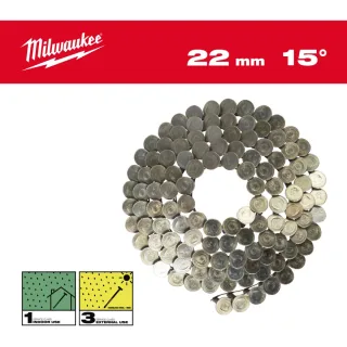 Milwaukee Coilnägel für M18FRCN45 Ringschaft verzinkt 15° - 4932499311