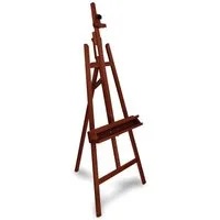 Artina Staffelei Staffelei Holz Groß Barcelona bis 120cm - 225cm verstellbar, Malstaffelei für Keilrahmen bis 120cm – 225cm verstellbar