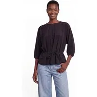 Zero Schlupfbluse Damen mit Gürtel