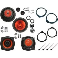 DSX JBL Lautsprecher Set für Opel Astra G Bj 98-05 Tür vorne hinten 960 W Auto-Lautsprecher (120 W)