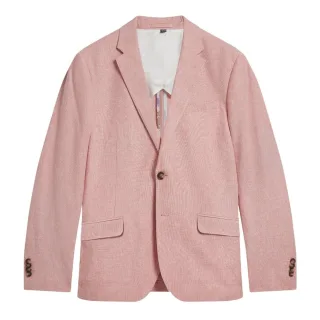 Ted Baker Kenleyj Stretch-blazer Aus Rosa Leinen
