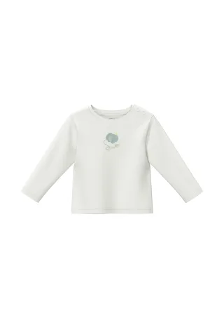 s.Oliver - T-Shirt creme/weiß - Gr. - 68