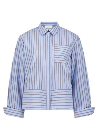 CARTOON - Streifenbluse Light Blue/Dark Blue - Gr. - 44