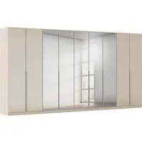 OTTO home Drehtürenschrank Kleiderschrank Kleiderschränke Schrank Garderobe AGORDO mit Glasfront (in zwei Griff-Farben, Breiten 91-405 cm) durchdachte Innenausstattung, in 8 Breiten und 2 Höhen MADE IN GERMANY