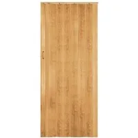 Standom Falttür 81x201,5 Schiebetür Nischentür Kunststoff eiche hell Farben Neu (1Karton, 1-St., 1), incl. Montage Material