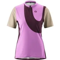 Gonso Radtrikot Adventure Jersey Halfzip W Damen Fahrradtrikot, modernes Half-Zip Trikot mit Rückentasche