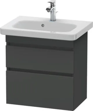 Duravit DuraStyle Waschtischunterbau wandhängend Graphit Matt 580x368x610 mm - DS647904949 DS647904949