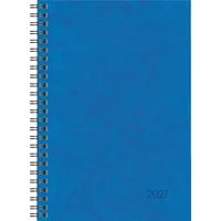 BRUNNEN Buchkalender BRUNNEN Buchkalender Mod. 796 2027, A5, Karton, blau