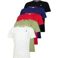 U.S. Polo Assn. T-Shirt T-Shirt Kurzarmshirt 5er Pack (5-tlg., 5)