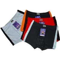 Toker Collection® Boxershorts KINDER Boxershorts - Retro Short- American Boxer (Packung, 4er-Pack) Logoschriftzug am Wäschebund