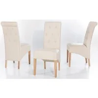 Home affaire Stuhl Chris (Set, 4 St), pflegeleichter Kunstleder Bezug, 2er, 4er oder 6er-Set, Sitzhöhe 51 cm