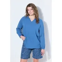 Studio Untold Tunika Musselin Tunika weiter Raglan-Langarm