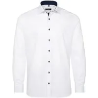 Eterna Klassische Bluse ETERNA MODERN FIT Langarm Hemd weiß 8100-00-X13K