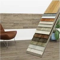 Hexim Vinylboden, Vinyldielen 0,97m² selbstklebend PVC Wandverkleidung Bodenbelag Holzoptik 91x15cm Paneele für Wand & Boden Holzdielen braun (7 Dielen Weathered Oak - 1805-8)