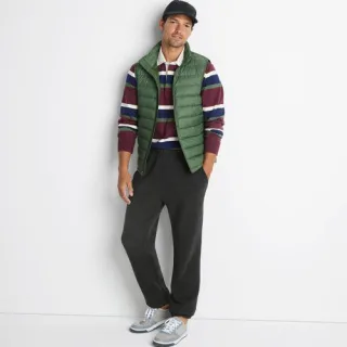 Jogginghose SERIOUS SWEATS, Herren,  Schwarz, Baumwoll-Mischung, by Lands' End