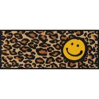 Salonloewe Fußmatte Fußmatte "Smile Leo", eckig, Höhe: 7 mm, Motiv