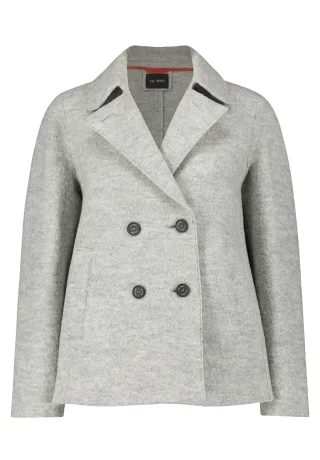 Gil Bret - Wolljacke light grey melange - Gr. - 36