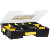 Organizer SortMaster, Werkzeugkiste schwarz/gelb, 17 Fächer