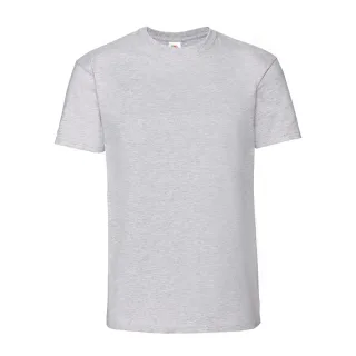 Fruit of the Loom Herren Iconic Premium Ringspun Baumwolle T-Shirt (Heather Grey)