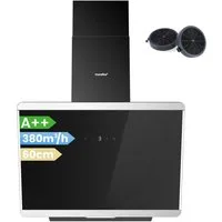 comfee Kopffreihaube CH60J64ET4A2B CH60J64ET4A2B, Touch, LED, 3 Stufen, 2 Modi, Kohlefilter, höhenverstellbar, sparsam