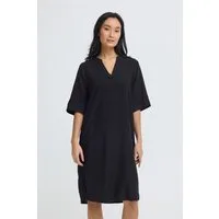 OXMO Minikleid OXNInna Modisches Kleid aus Leinen-Mix