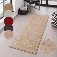 HANSE Home Teppich Pure 100 Kurzflor, rechteckig, Höhe: 13 mm, Kurzflor, uni, umkettelt, Läufer, Wohnzimmer, Kinderzimmer, Flur