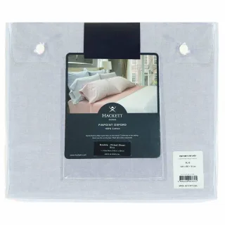 Hackett Home Pinpoint Fitted Doppelbettlaken