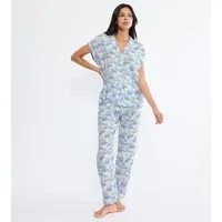Triumph Schlafanzug Boyfriend Fit PW X (2 tlg) bequem und stilvoll, mit kurzen Ärmeln, legere Passform