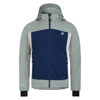 Dare 2B - "Mountaineer" Softshelljacke für Herren (Dunkel-Jeansblau/Lilienblatt Grün)