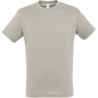 SOLS Herren Regent T-Shirt mit kurzen Ärmeln (Hellgrau)