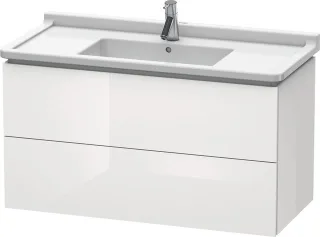 Duravit L-Cube Waschtischunterbau wandhängend Weiß Hochglanz 1020x469x558 mm - LC626602222 LC626602222