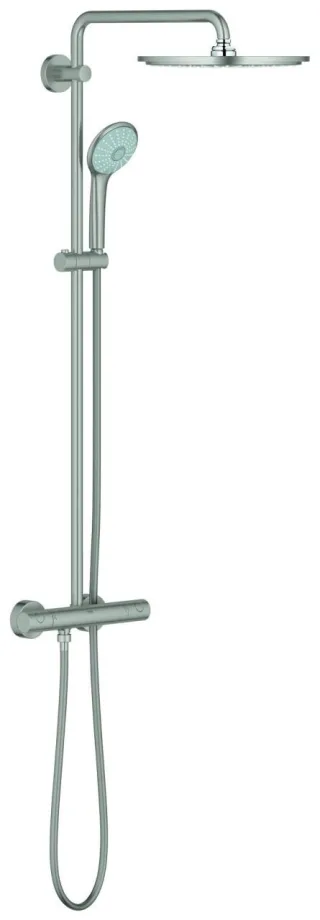GROHE Duschsystem Euphoria 310 26075 mit Thermostatbatterie supersteel, 26075DC0 26075DC0