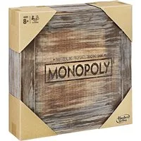 Hasbro Spiel Monopoly Holz Sonderedition (englische Version), Brettspiel