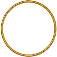 Hoopomania Hula-Hoop-Reifen Kinder Hula Hoop, Sternen Farben, Gelb Ø80cm