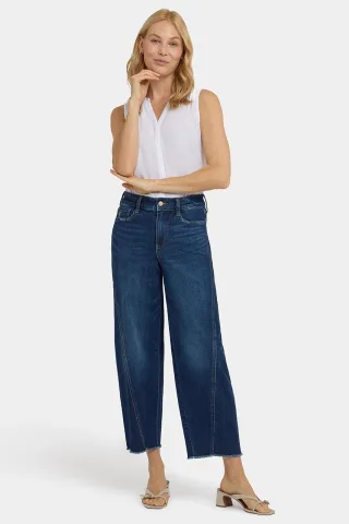 Alyssa Entspannte Crop-Jeans