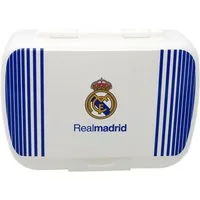 Real Madrid Lunchbox - Brotdose 16 × 12 × 5,5 cm für Schule, Kindergarten und Unterwegs, Kunststoff, (1-tlg)
