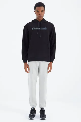 Herren Regular-Fit Fleece Sweatpants mit 3-Faden-Strick