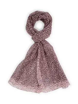Marc Cain Collections - Bedruckter Seidenschal chalk pink - Gr. - OS