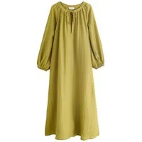 Next Maxikleid Maxikaftan mit langen Ärmeln (1-tlg)