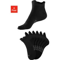 Bench. Sneakersocken (Packung, 6-Paar) mit feiner Mesh Konstruktion und Mittelfußgummi