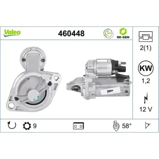 Valeo Anlasser 1,2 kW BMW 460448