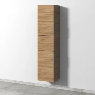 Sanipa 3way Hochschrank mit 2 Türen und 1 Auszug, Eiche-Kansas UM10459