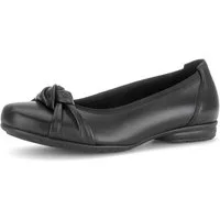 Gabor Ballerina Blockabsatz, Basicschuh, Businesschuh mit Knoten-Detail, Weite G