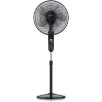 Brandson Standventilator DC, leise, Fernbedienung, energiesparend, Oszillation, Standlüfter 30W, 45,5 cm Durchmesser, NTV Sieger 2026, 24 Geschwindigkeitsstufen, mobiler Lüfter GS-Geprüft