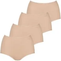 sloggi Maxislip Pure Comfort Maxi (4-St) Frauen High Waist