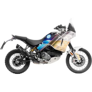 Sportauspuff LeoVince LV One EVO BLACK Edition Ducati Desert X 950 Bj.2022-2024 EURO5 eintragungsfrei