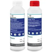 DD Composite Epoxidharz 250g Epox 4307 + 125g Härter 313 (Topcoat, 2-St., Harz und Härter), transparent, Lösemittel- und füllstofffrei